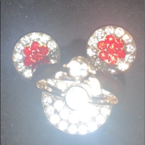 Phone Mickey Mouse Sticker with Ring - Picture 2 of 3